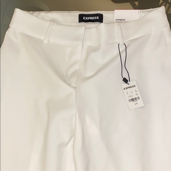 NWT white classy express mid rise stretch trousers - Picture 4 of 7
